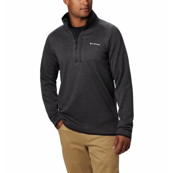 Pánské Svetry Columbia Canyon Point Half-Zip Fleece Černé MSEGIQ487